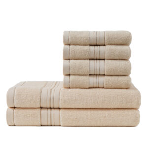 ASG handtücher -Set mit 2 badetücher und 4 handtücher set, saunahandtuch Mikrofaser-Handtuch kann auch als sporthandtuch  verwendet werden (handtücher grau