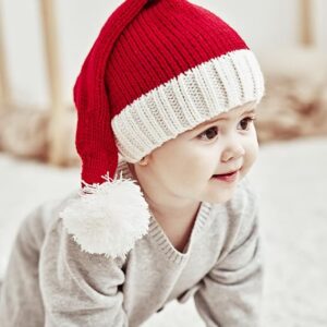 2024 gestrickte Weihnachten Hut Nette Pompom Erwachsene Kind Weiche Hut Santa Cap Neue Jahr Party Kinder Geschenk Navidad Natal Noel dekoration