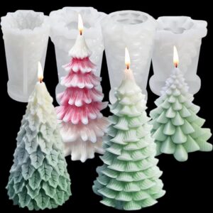 Weihnachtsbaum Silikonform 3D Weihnachten Aromatherapie Gips Kerzen Form handgemachte Weihnachtsdekoration Wohndekoration