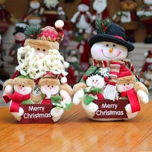 Christmas Doll Ornaments Merry Christmas Decorations For Home 2024 Xmas Decor Gifts Santa Claus Snowman New Year Decor 2025 Gift