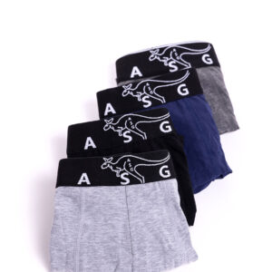 Bequeme ASG Herren-Boxerunterwäsche: 4er Set in verschiedenen Farben