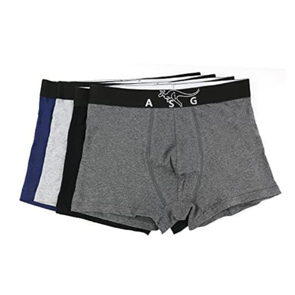 ASG Herren 4er Pack unterhosen männer aus Stretch-Baumwolle, bequeme und atmungsaktive Boxershorts - Boxershorts Jungen