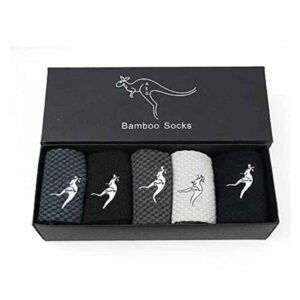 ASG bambussocken für Männer und Frauen warme Socken- anti schweiß sockenWoolpower Socken Socken ohne Bund 5 Paar pro Geschenkbox