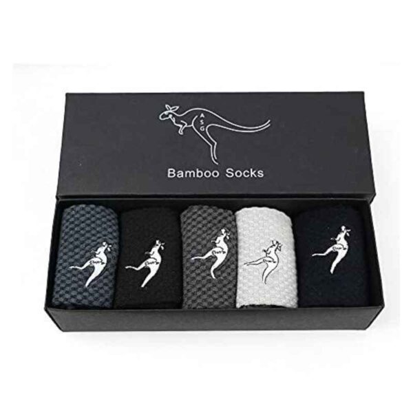 ASG bambussocken für Männer und Frauen warme Socken- anti schweiß sockenWoolpower Socken Socken ohne Bund 5 Paar pro Geschenkbox